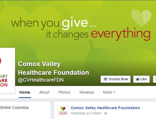 Comox Valley Healthcare Foundation Facebook Cover Art