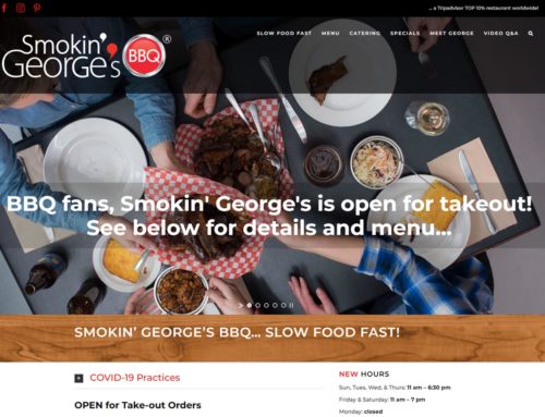 Smokin’ George’s BBQ Website
